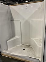 Shower Stall with center  Drain and two shower