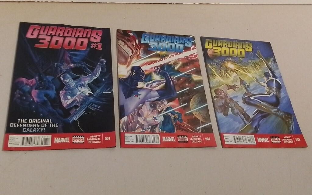 Guardians 3000 Comics 1-3