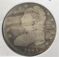 1834 Bust Half Dollar