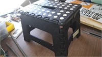 Small folding step stool