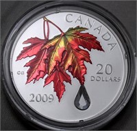 Canada $20 2009 Crystal Raindrop with Swarovski cr