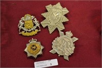 4 Military badges