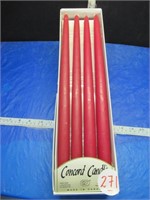 BOX OF TAPER CANDLES 15"