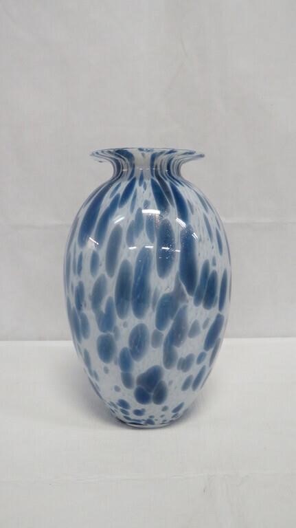 Vetri Artistici Murano Style Art Glass Vase Italy