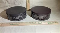 Hersheys Chocolate and Cocoa Tins (2)