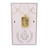 Moon Tarot Card Necklace, Tarot Necklace For Women