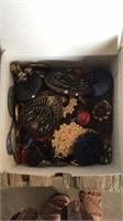 Collection of old buttons.