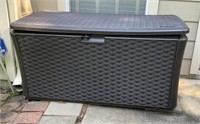 Suncast Outdoor Storage Box and Contents