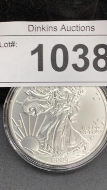 2024 liberty silver, dollar coin