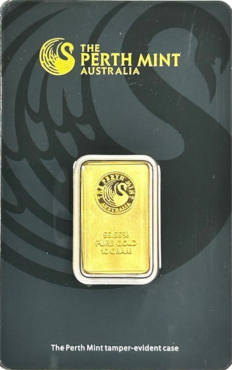 10g Perth Mint 99.99 Gold Bullion Bar