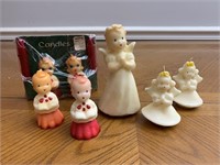 Gurley Angels and Carolers  candles