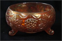 FOOTED CARNIVAL BOWL