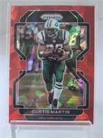 2021 Prizm Curtis Martin Red Cracked Ice