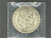 1904-S Morgan silver dollar