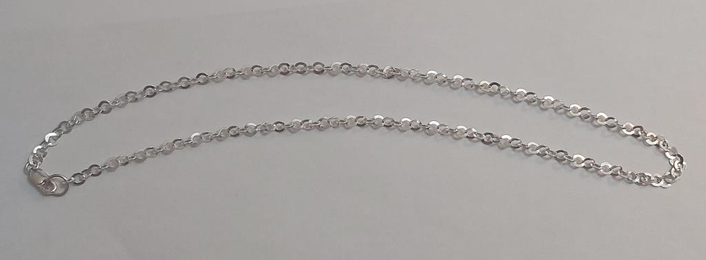925 Silver Necklace - Size 18inch. Value $80