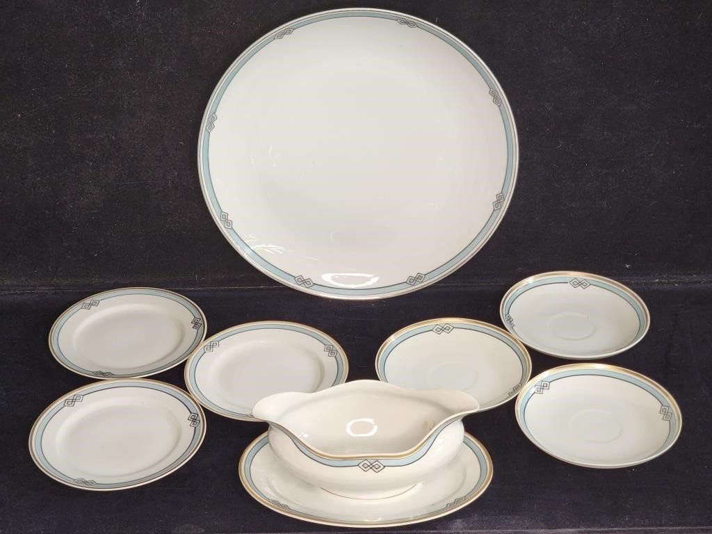 8pc Meito Melbourne Nippon hand painted dishes