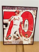 framed Mark McGwire homerun poster