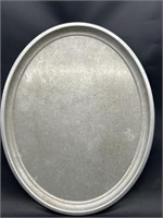 Round Metal 24in Serving Tray