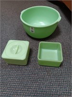 Jadeite bowls (uranium infused)