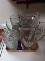 Glass water pitchers