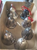 GROUP OF REED AND BARTON CHRISTMAS BELLS