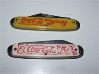2 Vintage Coca Cola Jack Knives