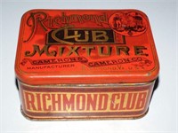 Richmond Club Mixture Tobacco Tin