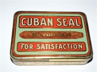 Cuban Seal Tobacco Tin