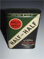 Burley & Bright Half & Half Tobacco Tin