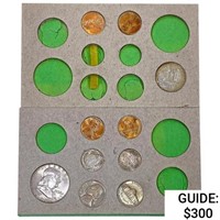 1958 UNC Dbl. Mint Set Incomplete [10 Coins]