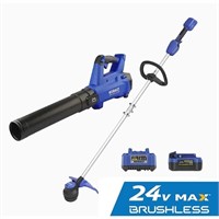 Cordless Battery String Trimmer And Leaf Blower
