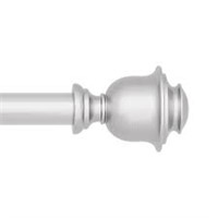 Allen + Roth Kirby 72-in To 144-in Brushed Nickel