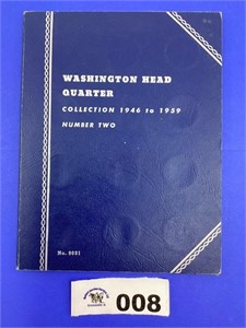 WASHINGTON QUARTERS 1946 -1959 (34 COINS)
