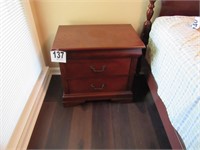 (2) Drawer Night Stand 25.5x27x17 1/4"D