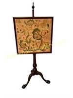 Vintage Chippendale Style Fire Screen & Fender