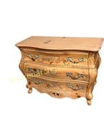 3 Drawer Paint Decorated Bombay Chest