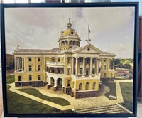 Harrison County Court House Framed Print on Canvas