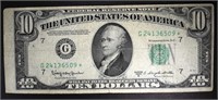 1950-D $10 FRN ERROR STAR NOTE