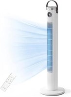 Simple Deluxe Tower Fan With Remote, 46 Inch Oscil