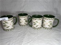 Four Temptations old World coffee mugs