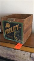 Old Sunkist fruit box