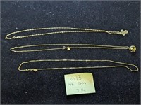 14k Gold 7.8g Necklaces