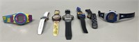 Lot of 7 Unique Watches Including Jurassic Park,