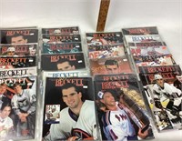Beckett 1990s hockey monthly magazines, including