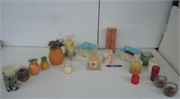PINEAPPLE CANDLES,HOLDERS & MORE CANDLES