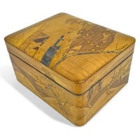 Japanese Meiji Lacquer Ryoshibako Box