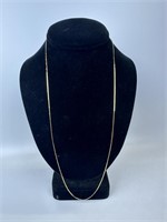 24in Gold Tone Necklace