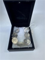 Vintage Coin Bracelet