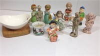Assorted Figurines including 2 Merri Bells, April