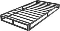 SEALED- 6 Inch Twin Bed Frame with Round Corner Ed